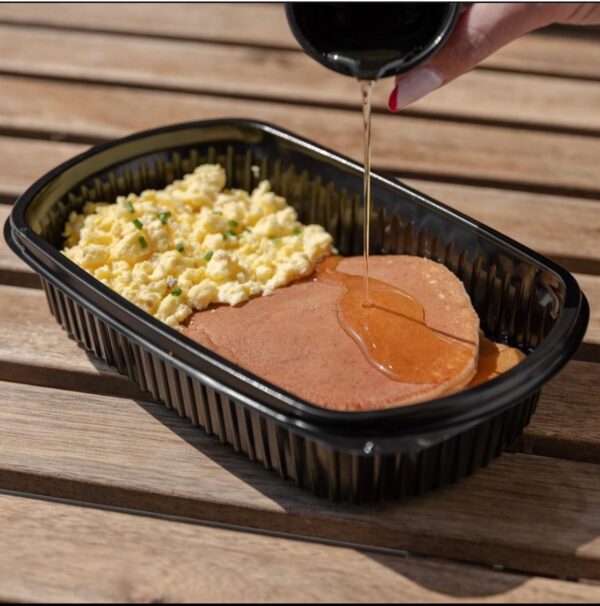 Pancake With Scrambled Eggs